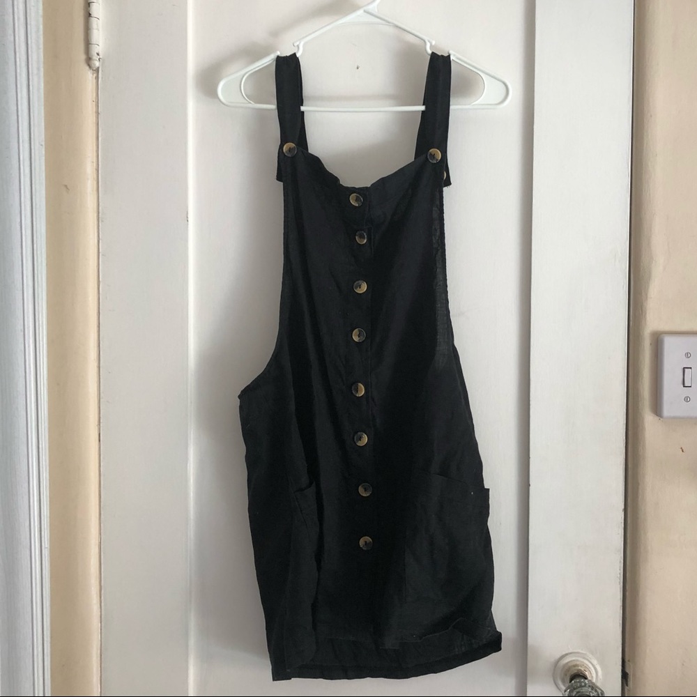 Linen Overall Dress